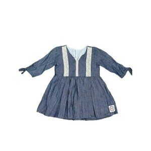 Cheeky Plum Chambray Dress